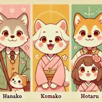 きのこいぬキャラ『はなこ』『こまこ』『ほたる』の魅力とは？