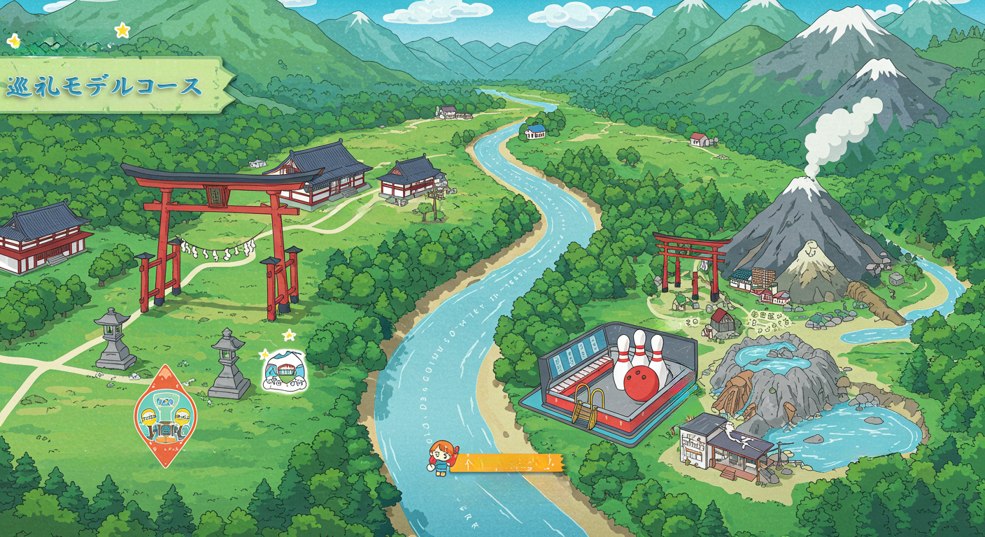 巡礼ルート（イメージ）