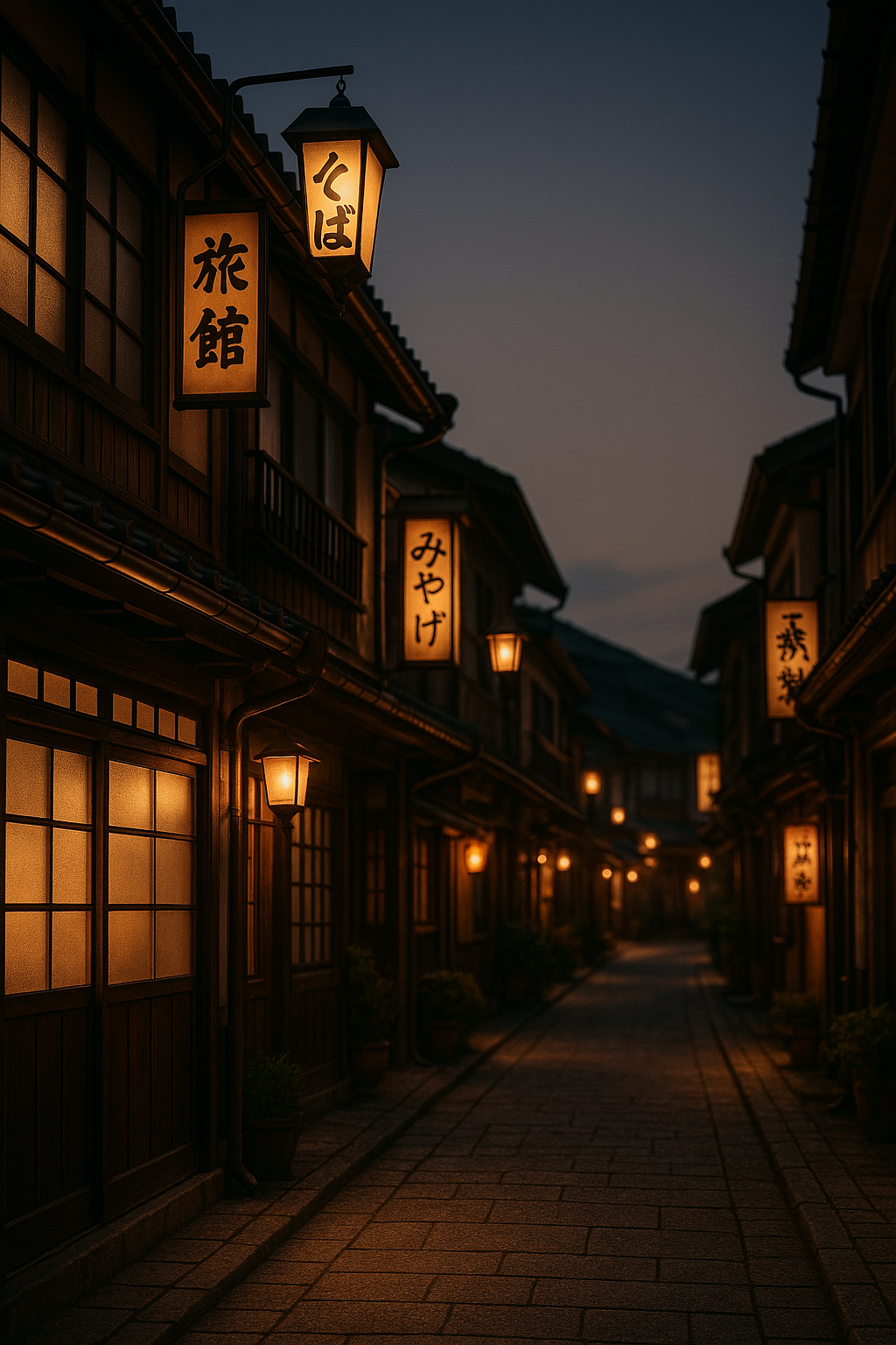 温泉街 戸倉上山田 屋代駅前通り